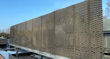 HescoBouw ombouwscherm strekmetaal project