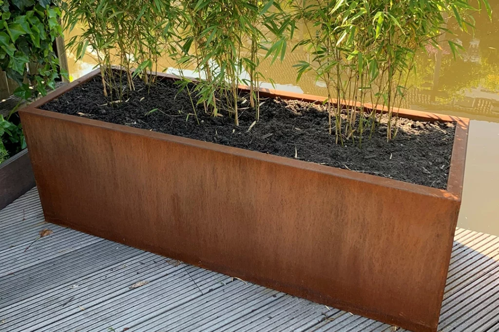 Cortenstaal plantenbak bloembak