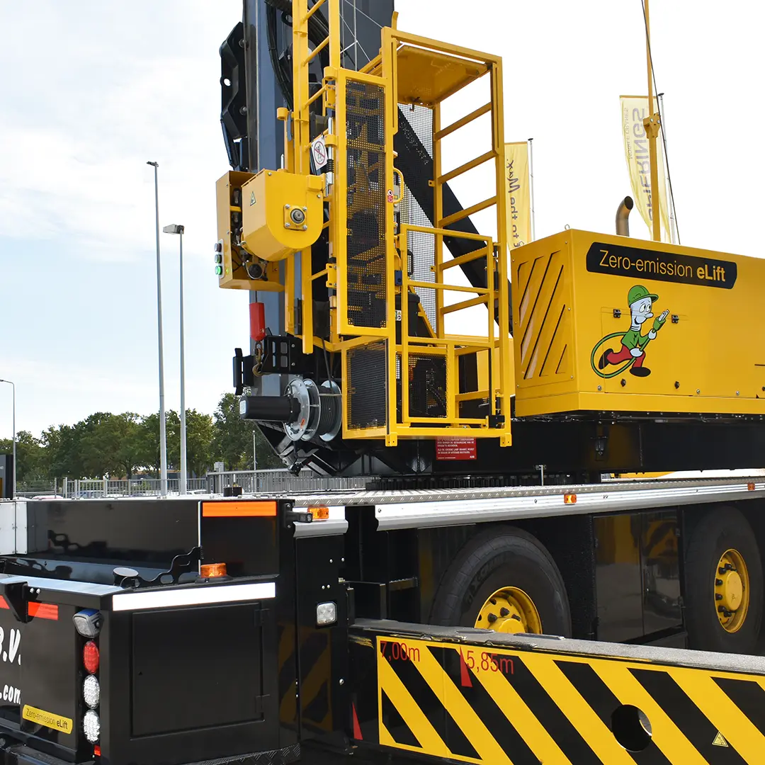 Veiligheidskraan mobiele kraan