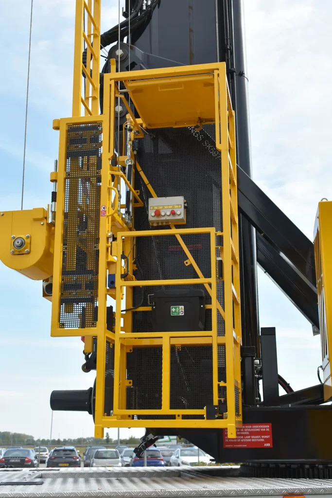 Veiligheidskooi van dichtbij gefotografeerd