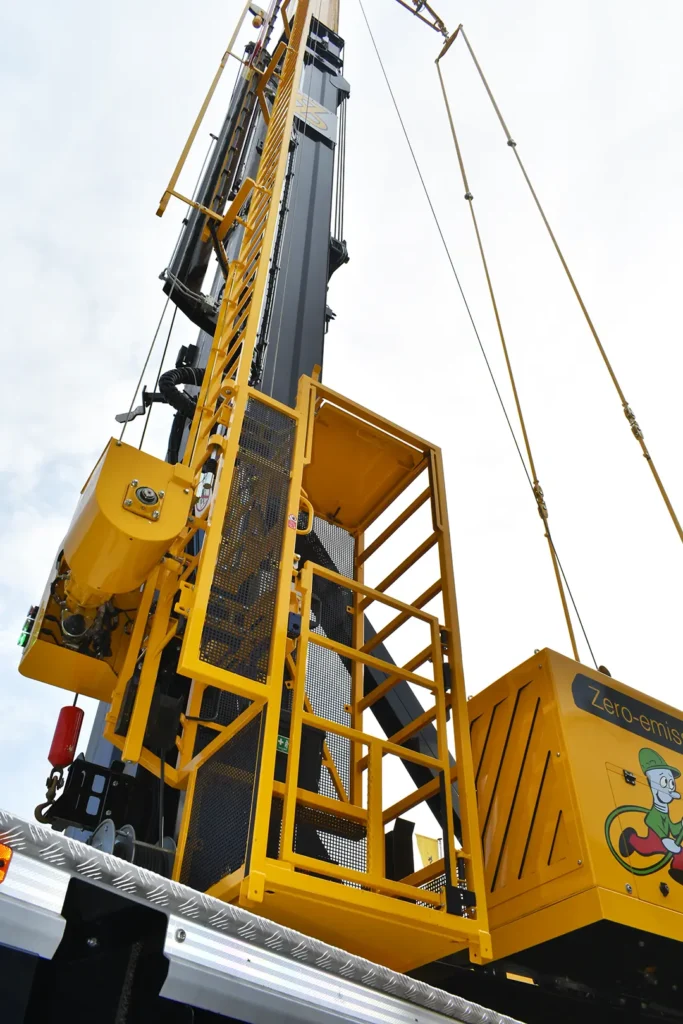 Veiligheidskooi van onder gefotografeerd